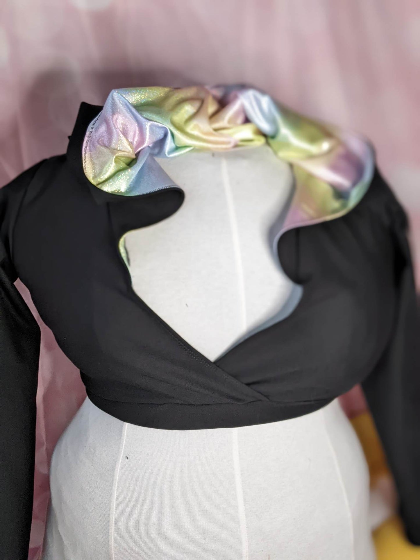 Crop Top Hoodie- Long Sleeve